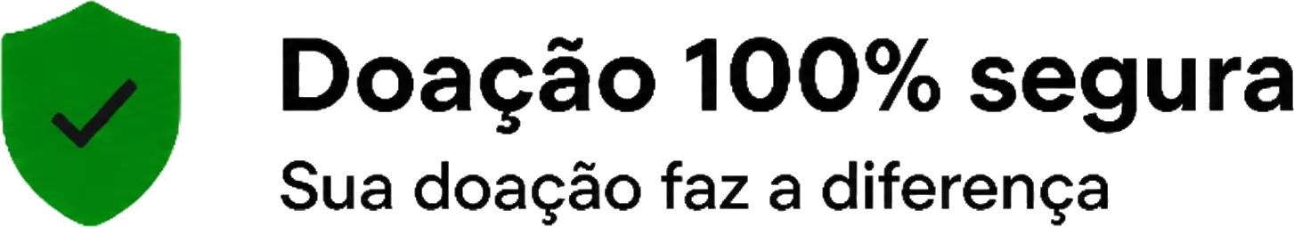 Doação 100% segura